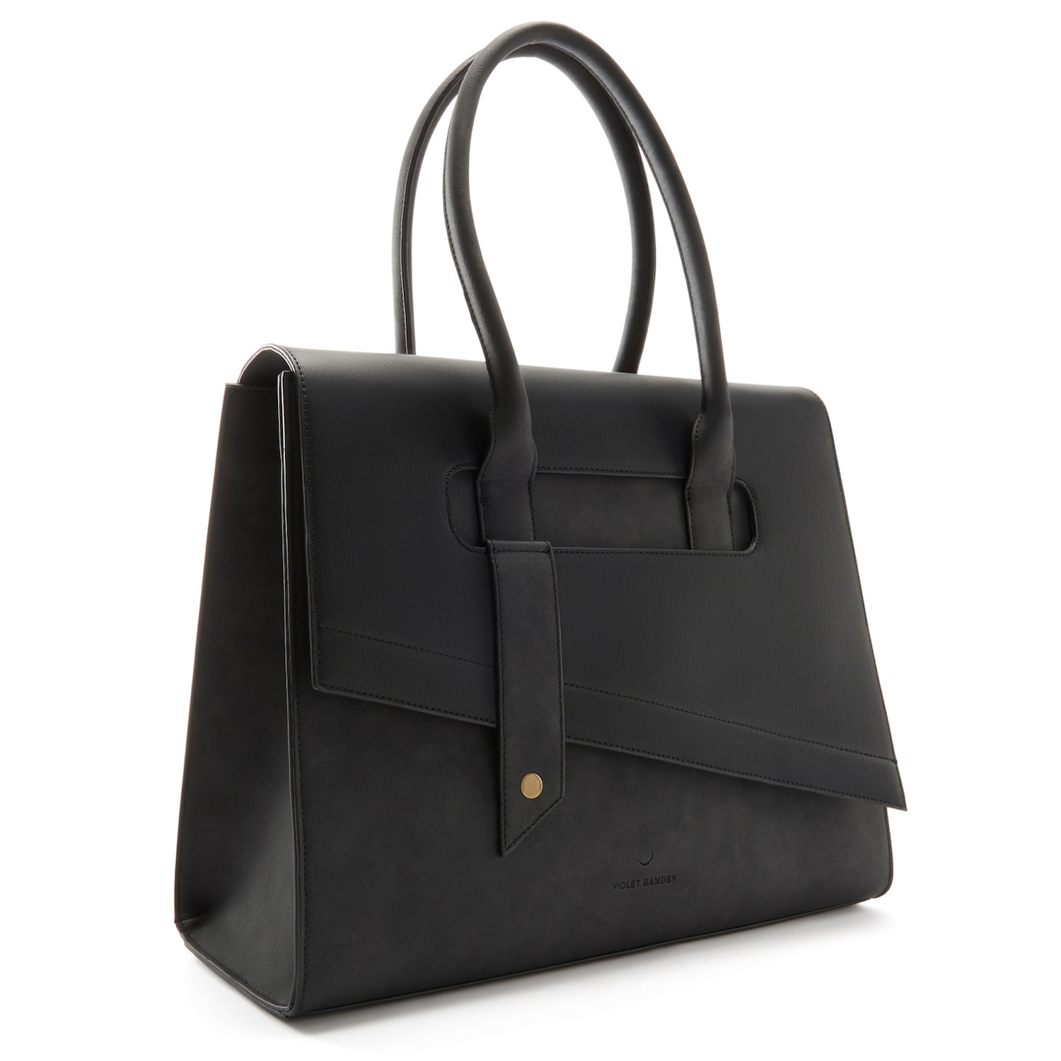 Violet Hamden Essential Bag Shopper, svart, kunstskinn, VH25019