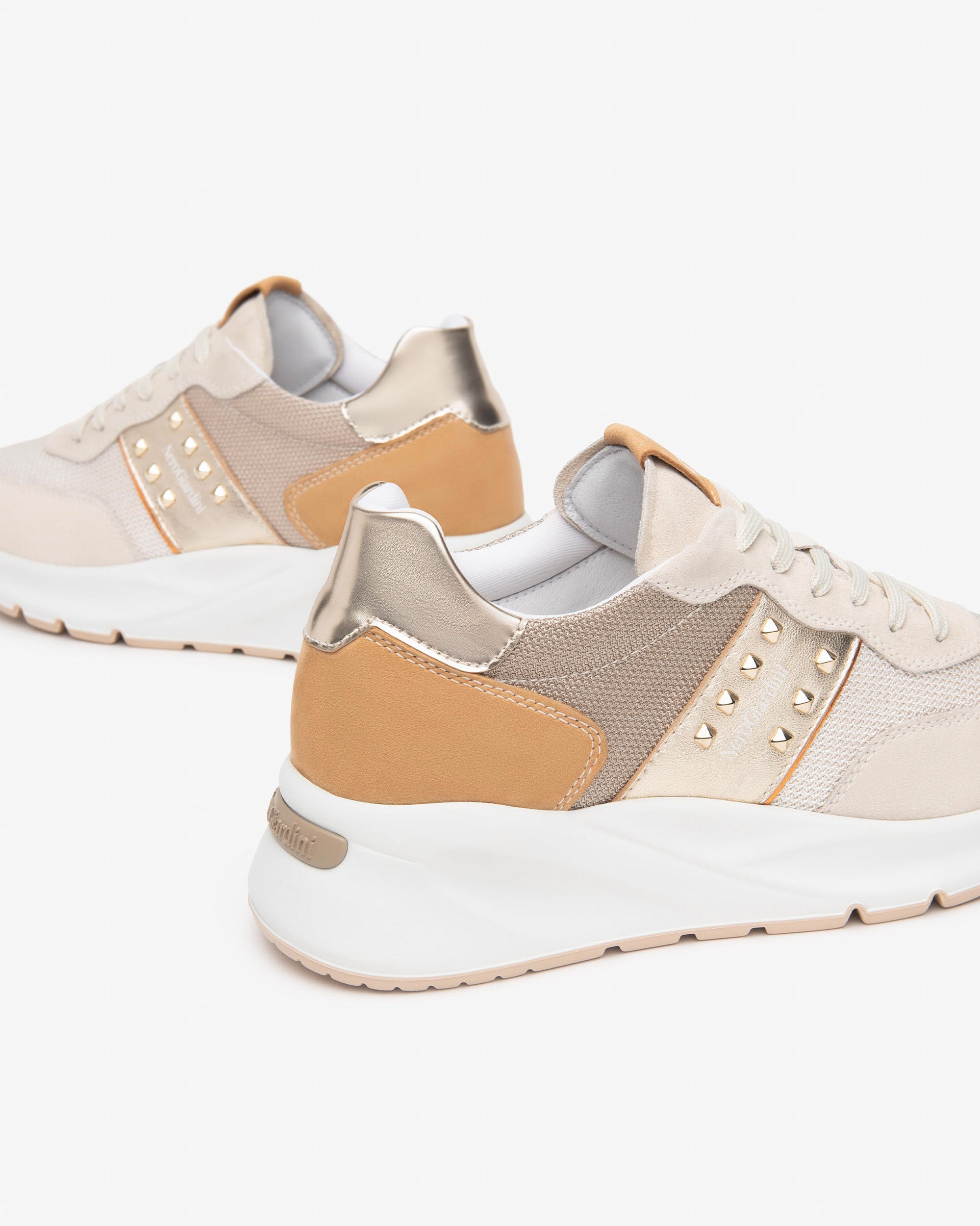 Damen-Sneaker aus Wildleder, Canvas und Funktionsmaterial