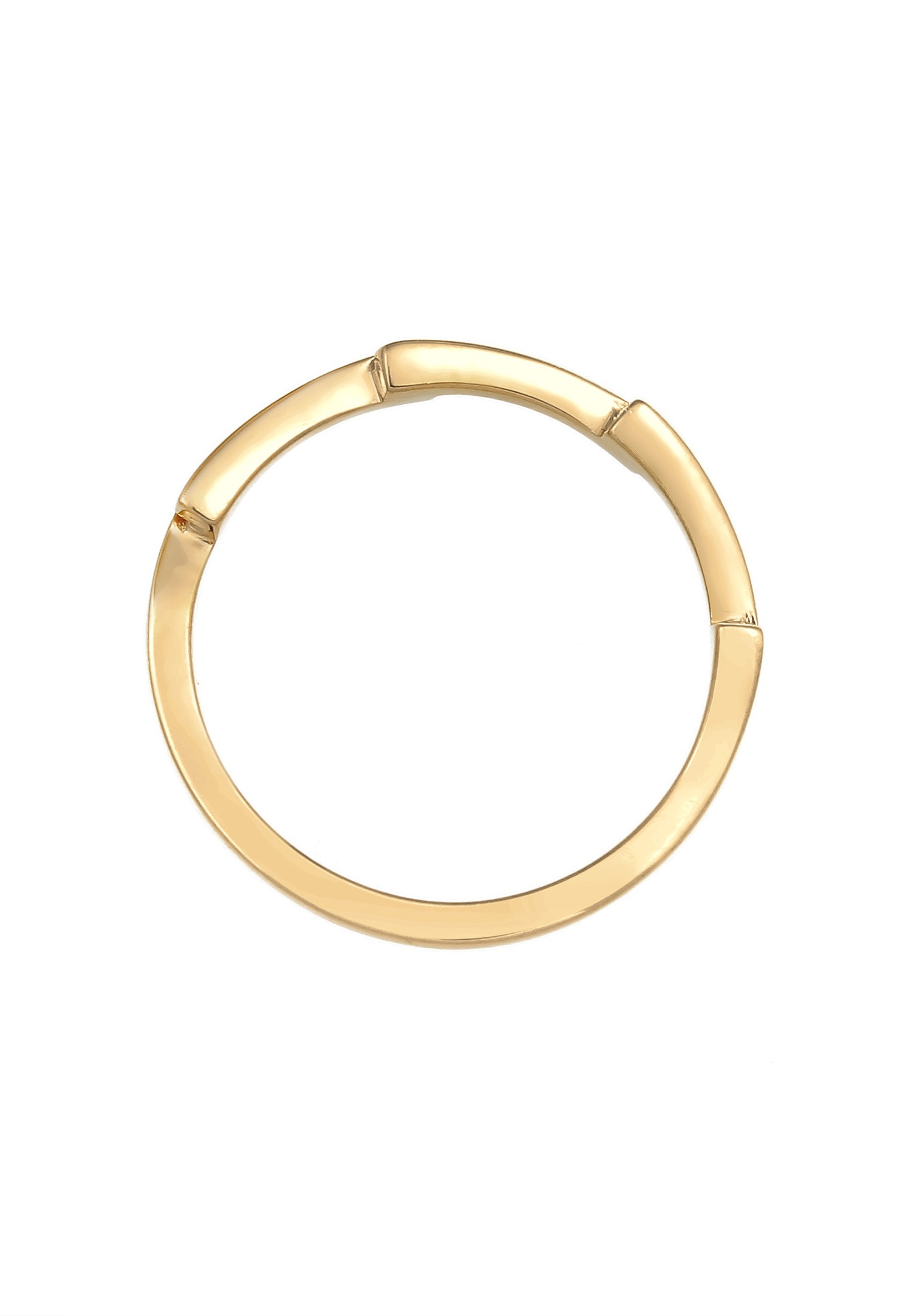 Elli Géo Look Basic Trend Blogger Bague Femme - (925/1000) Argent