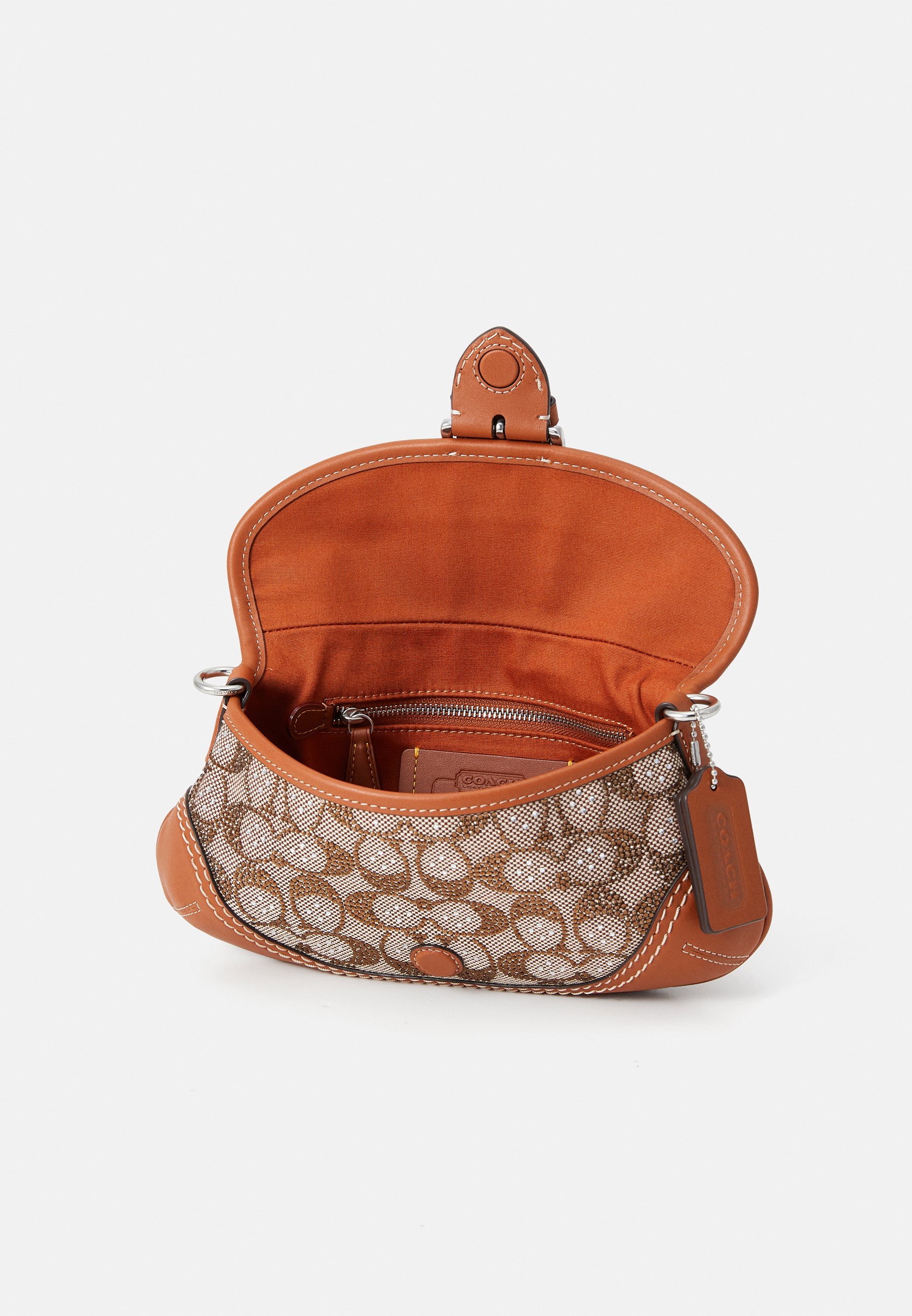 COACH CRYSTAL SIGNATURE SOHO TAS - Handtas - gepolijst amber