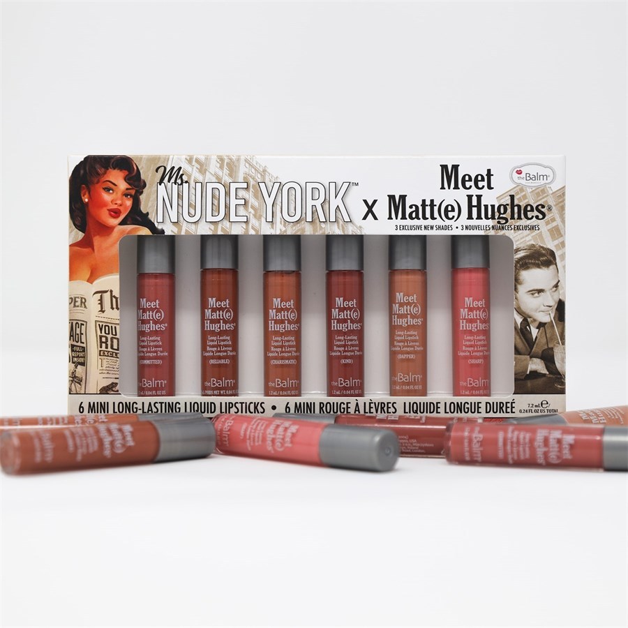 theBalm set za šminkanje Ms. Nude York x Triff Matt(e) Hughes – 7,2 ml