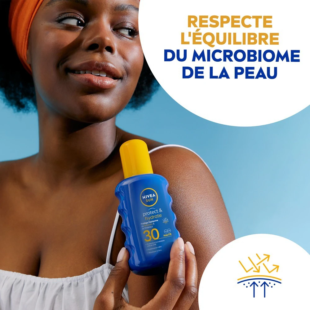 NIVEA Protection solaire Spray Hydratant FPS30