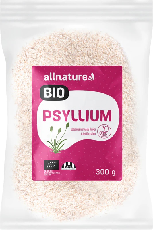 Allnature Psyllium organske vlaknine organske kakovosti