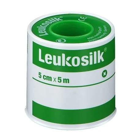 LEUKOSILK Leukosilk 5 x 500 cm Seidenputz auf einer Rolle
