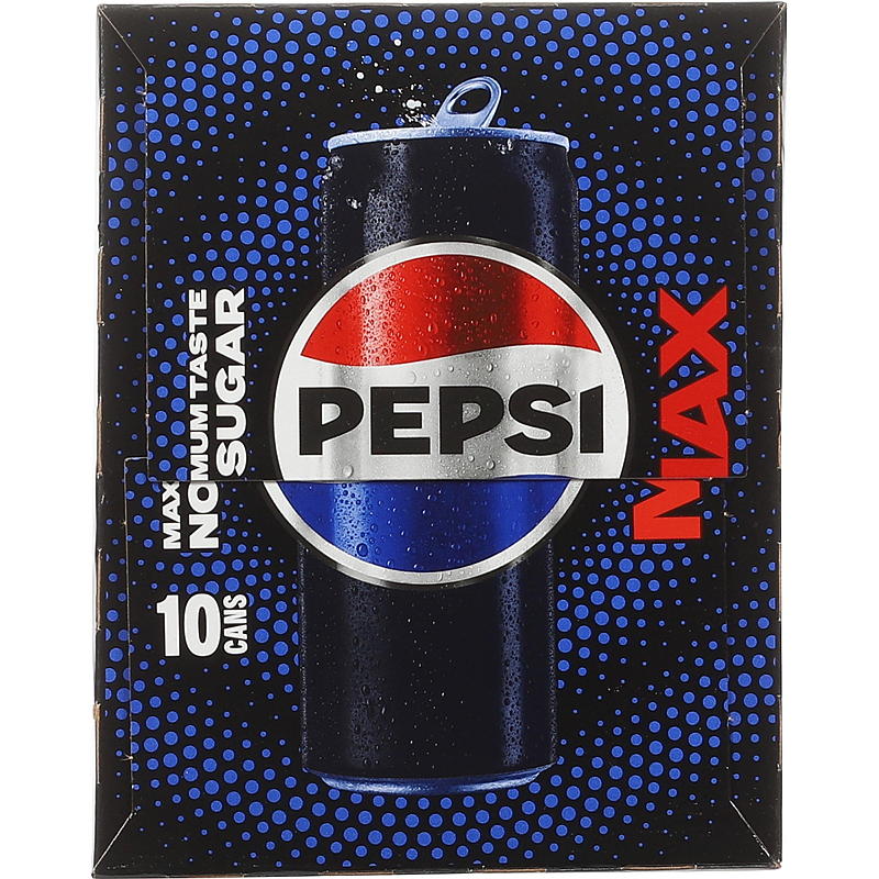 Pepsi Pepsi Max 10 latas de 0,33 l