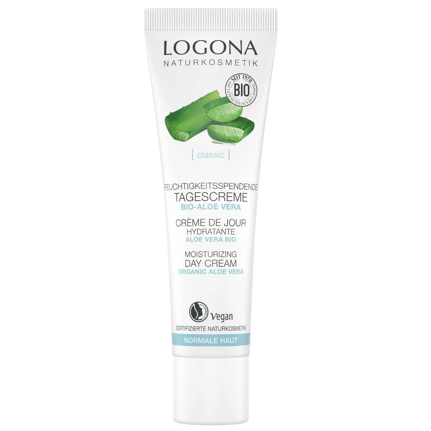 Logona Crème jour hydratante aloe vera