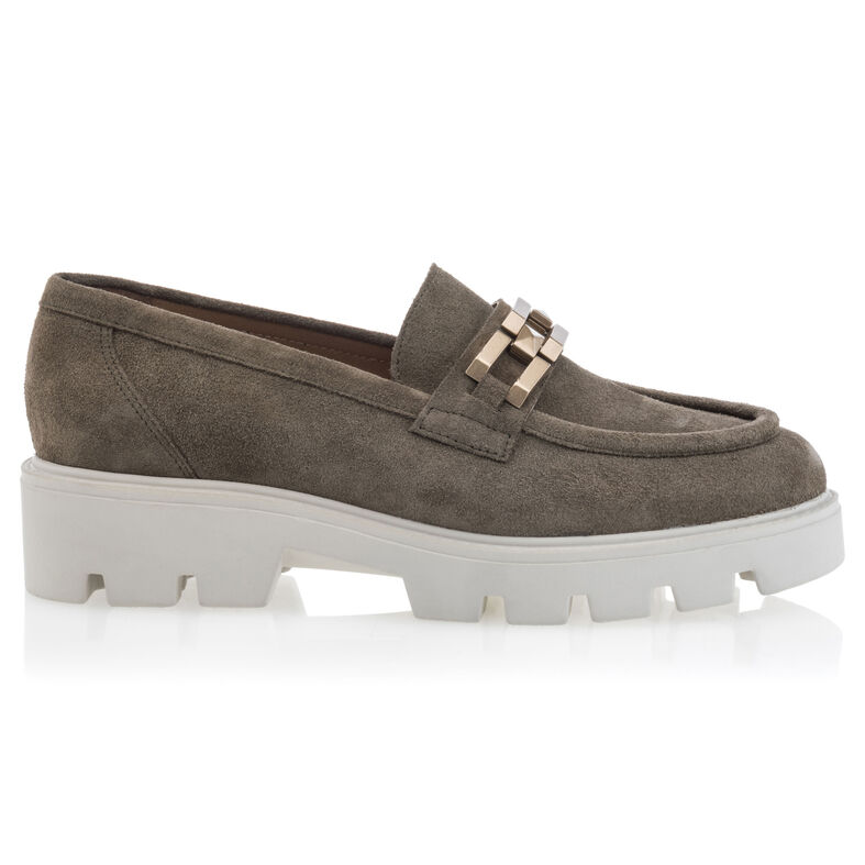 Grønne loafers/båtsko til dame