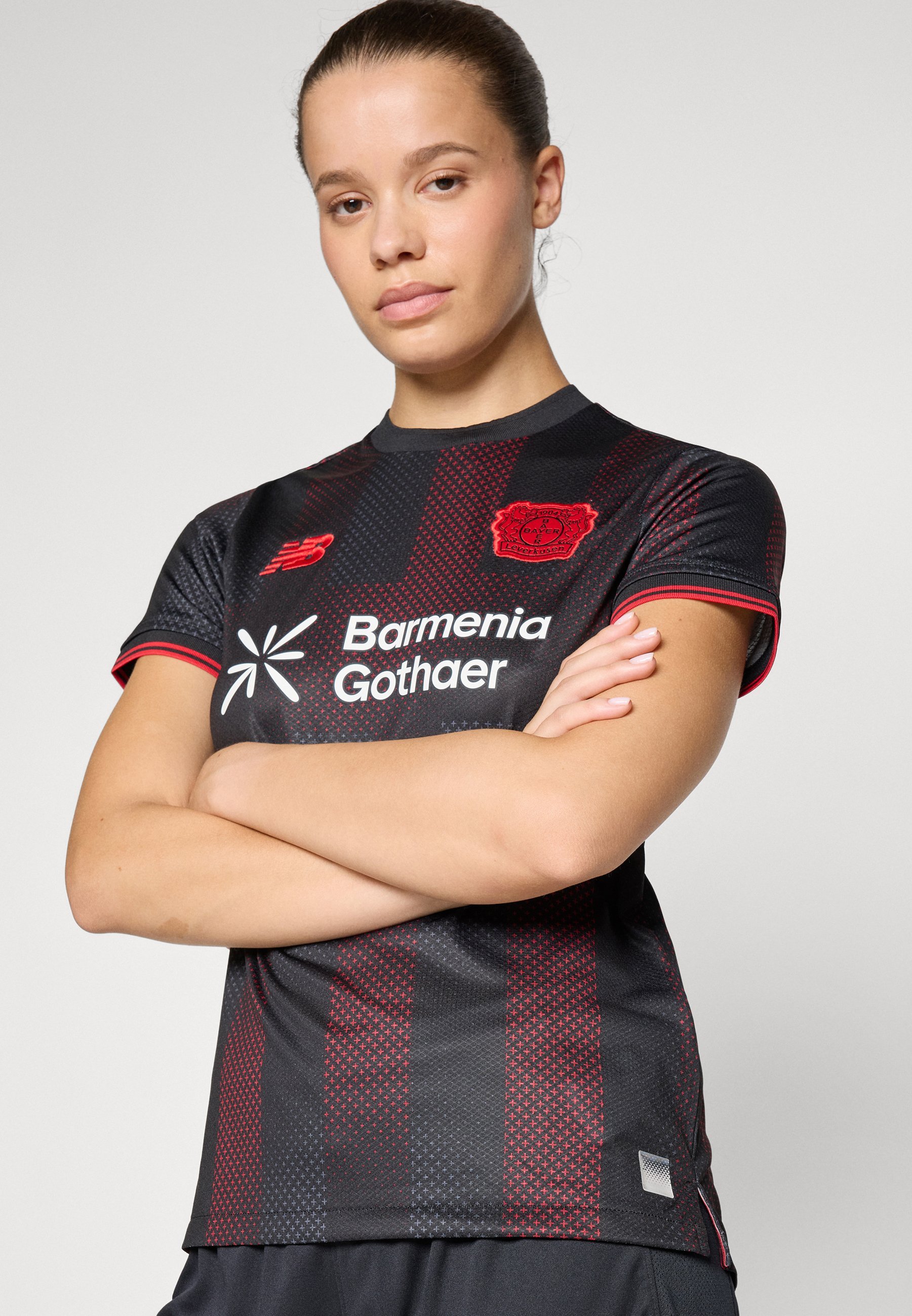 New Balance BAYER 04 HOME Damen Kurzarm - Clubwear - Home