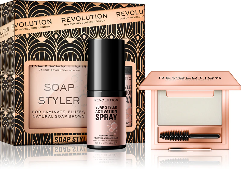 Kit para Sobrancelhas Revolution Soap Styler - Edição Presente - Transparente