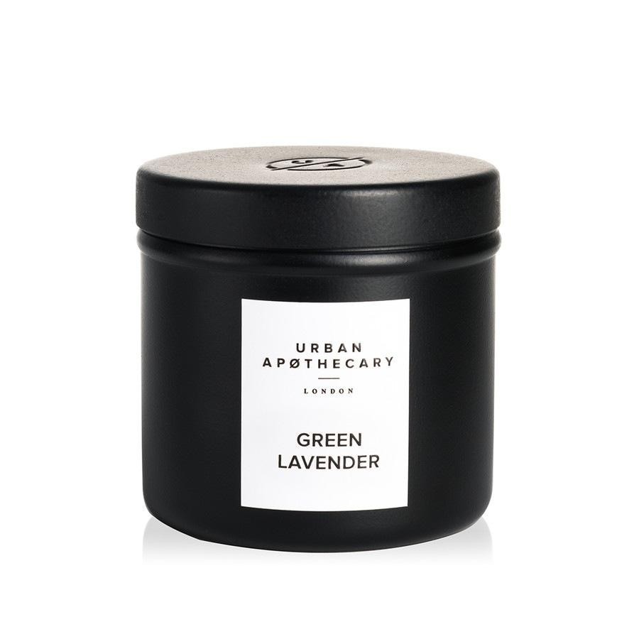 Urban Apothecary Kaars Luxury Iron Travel Candle, Green Lavander – 175 g
