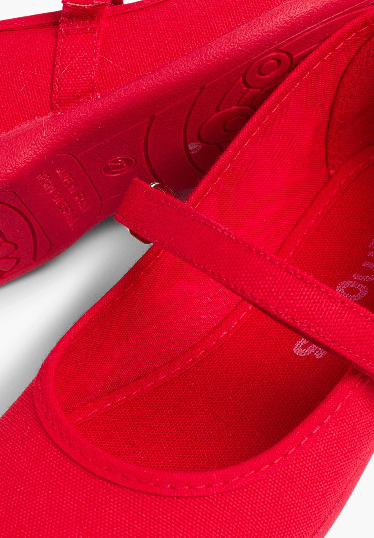 Pisamonas MERCEDITAS TIRA ADHERENTE FINA - Babyschoentjes - rojo