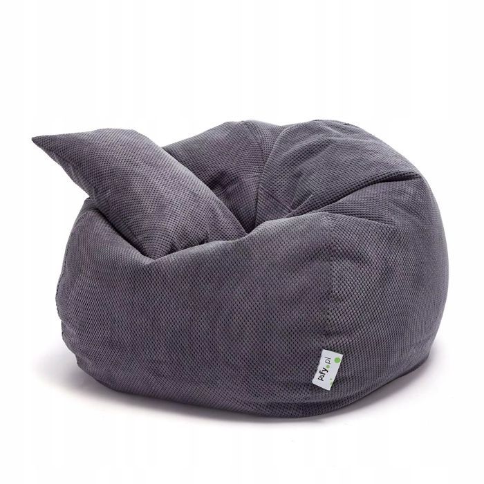 Sillón tipo puf Ecopuf - Sillón, sofá, cojín de suelo, puf para interior/exterior - Grafito