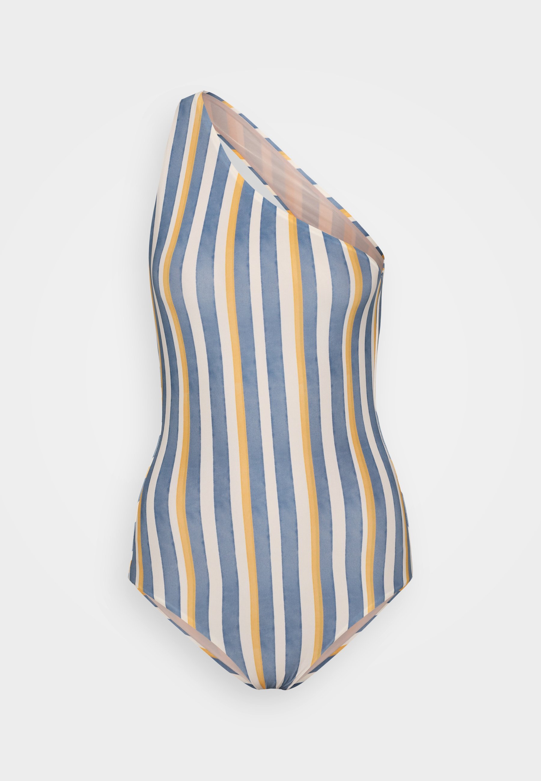 Maillot de bain asymétrique Adriana DeGras Golden Age - Multicolore