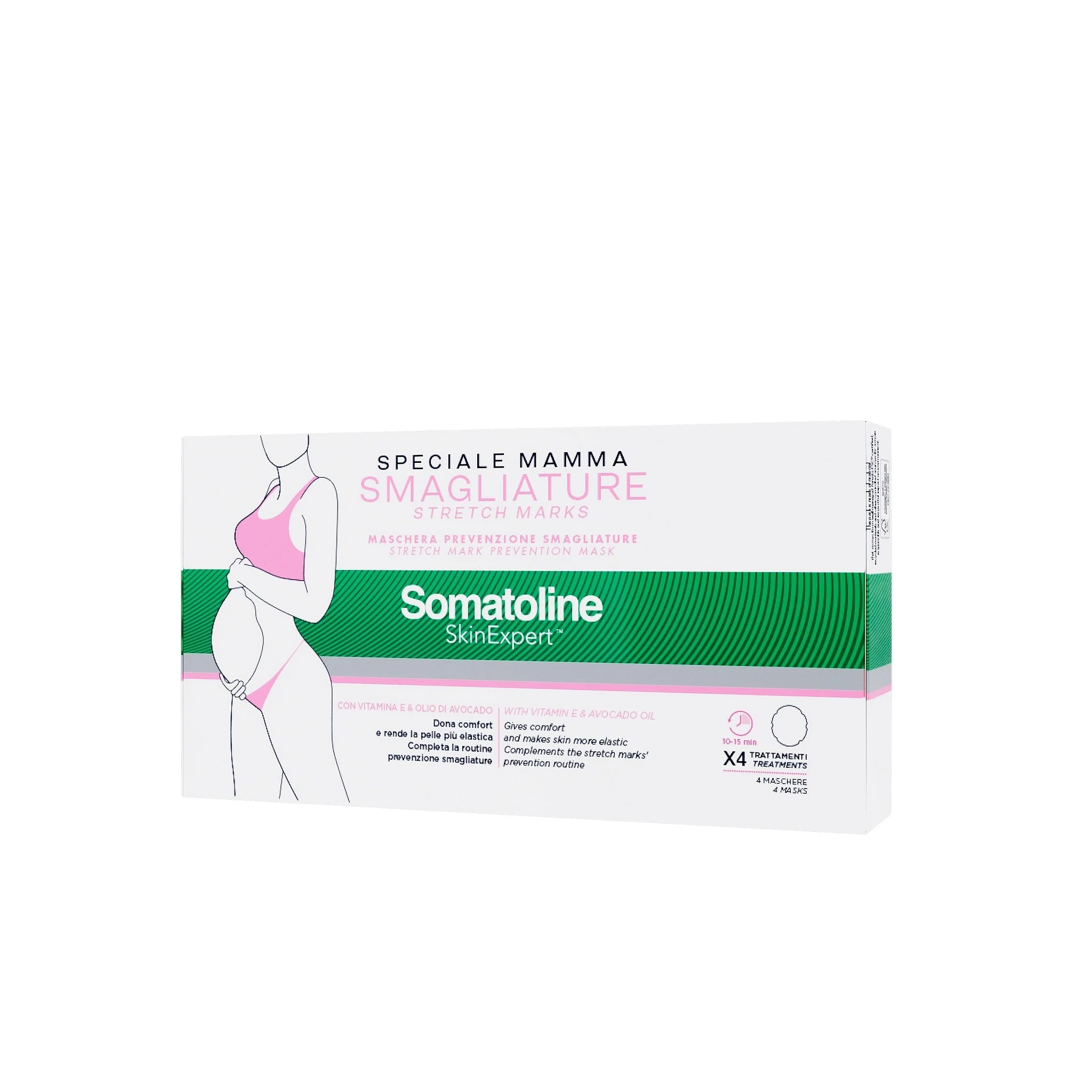 Elasticizzanti Maschera Speciale Mamma - Guaine e Patch, Crema pancia e fianchi elasticizzante antismagliature