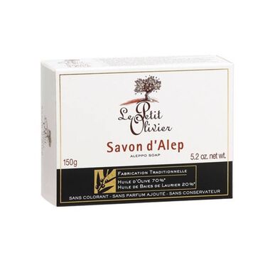 „Le Petit Olivier“ valomasis kietasis Aleppo muilas 150 g 150 g