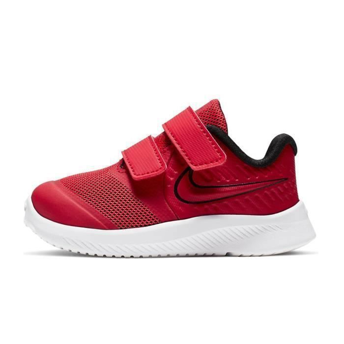 Zapatillas infantiles - NIKE - Nike Star Runner 2 (Tdv) - Rojo - Niñas - Velcro - Planas - Sintéticas