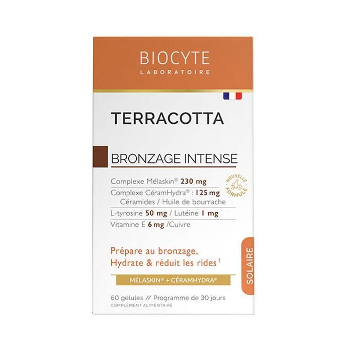 Biocyte Terracota Bronceado Intenso Te Prepara para el Bronceado 60 Cápsulas