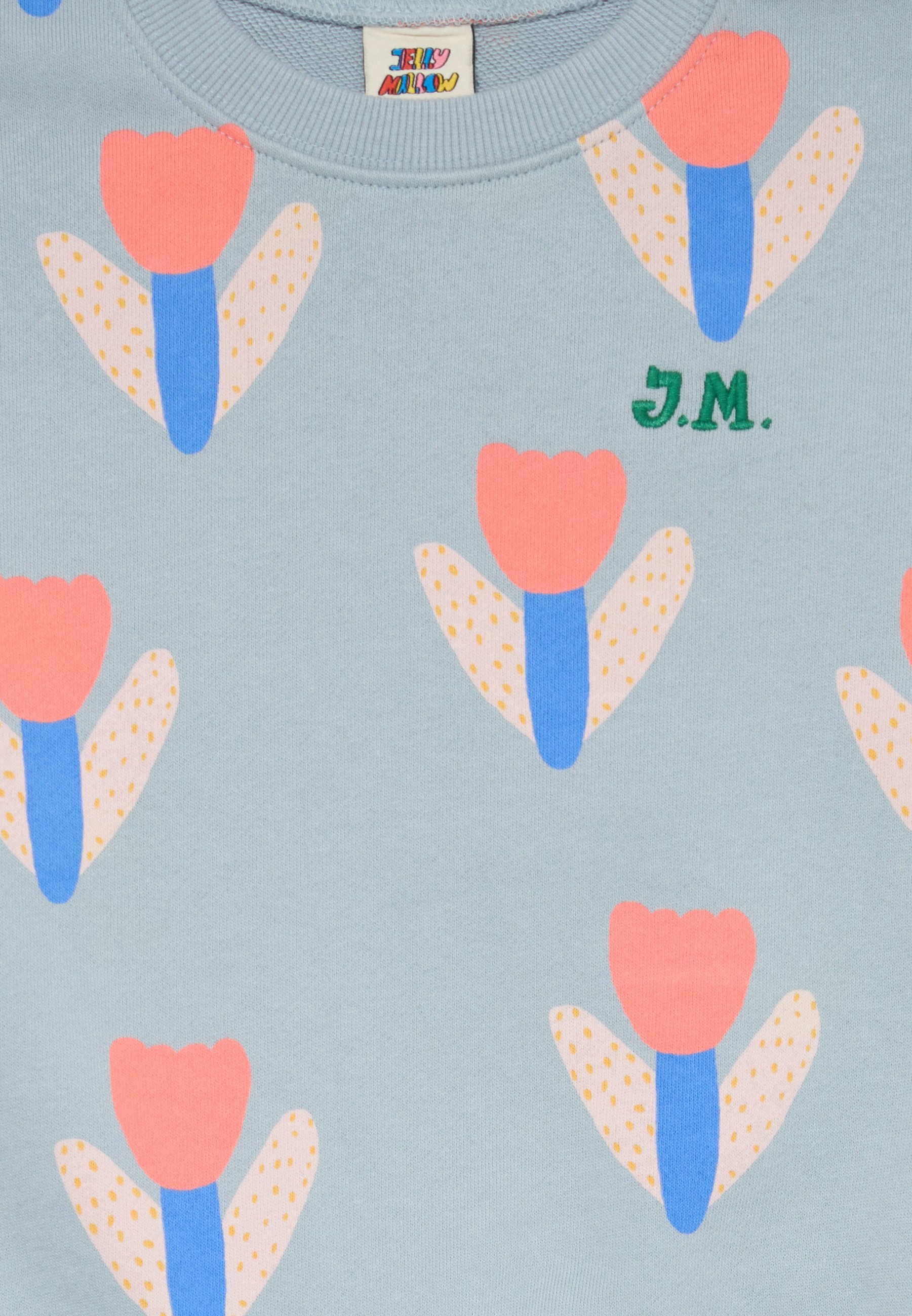 Sweat-shirt unisexe Jelly Mallow Tulip - ciel d'hiver