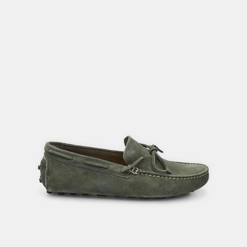 BATA Herrloafers i mocka