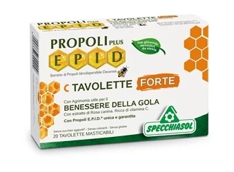 SPECCHIASOL Tabletten Specchiasol Epid C Forte 20 tabletten Voedingssupplement voor een gezonde keel