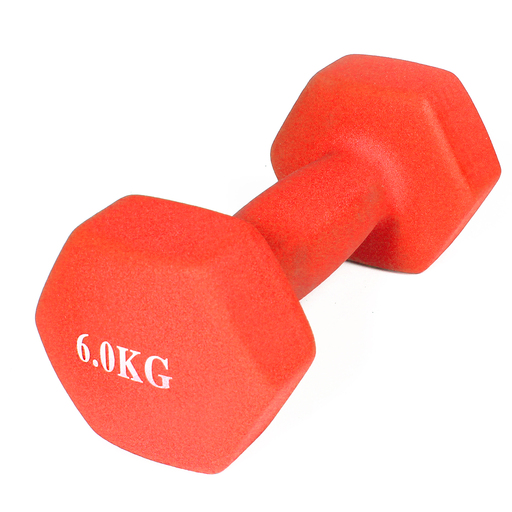 Neopreen gecoate dumbbells (set van 2) 6 kg Gladiatorfit
