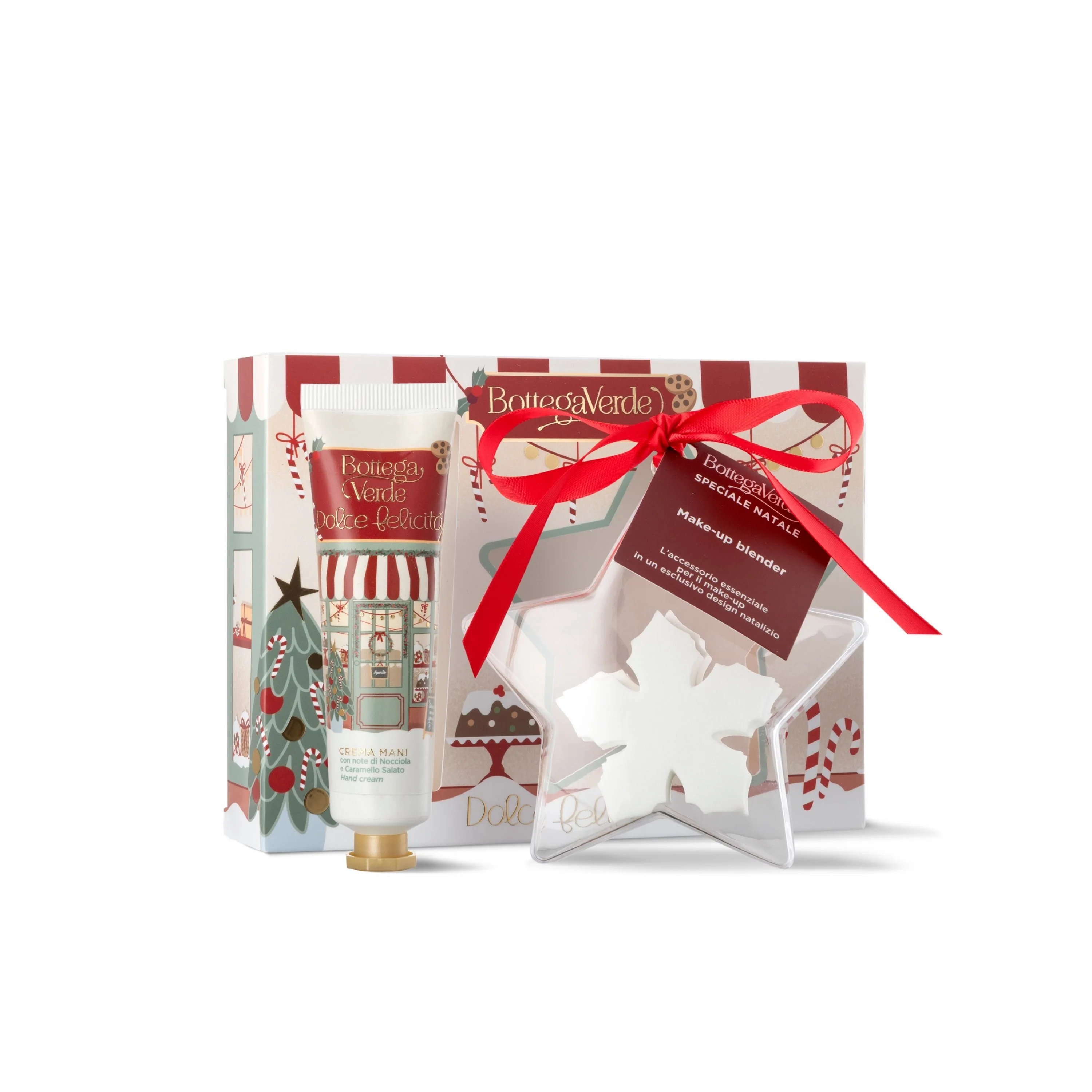 Holiday Collection Gift Dolce Felicità - Cofanetti Viso e Corpo, Trattamento Mani, Spugna Make-Up