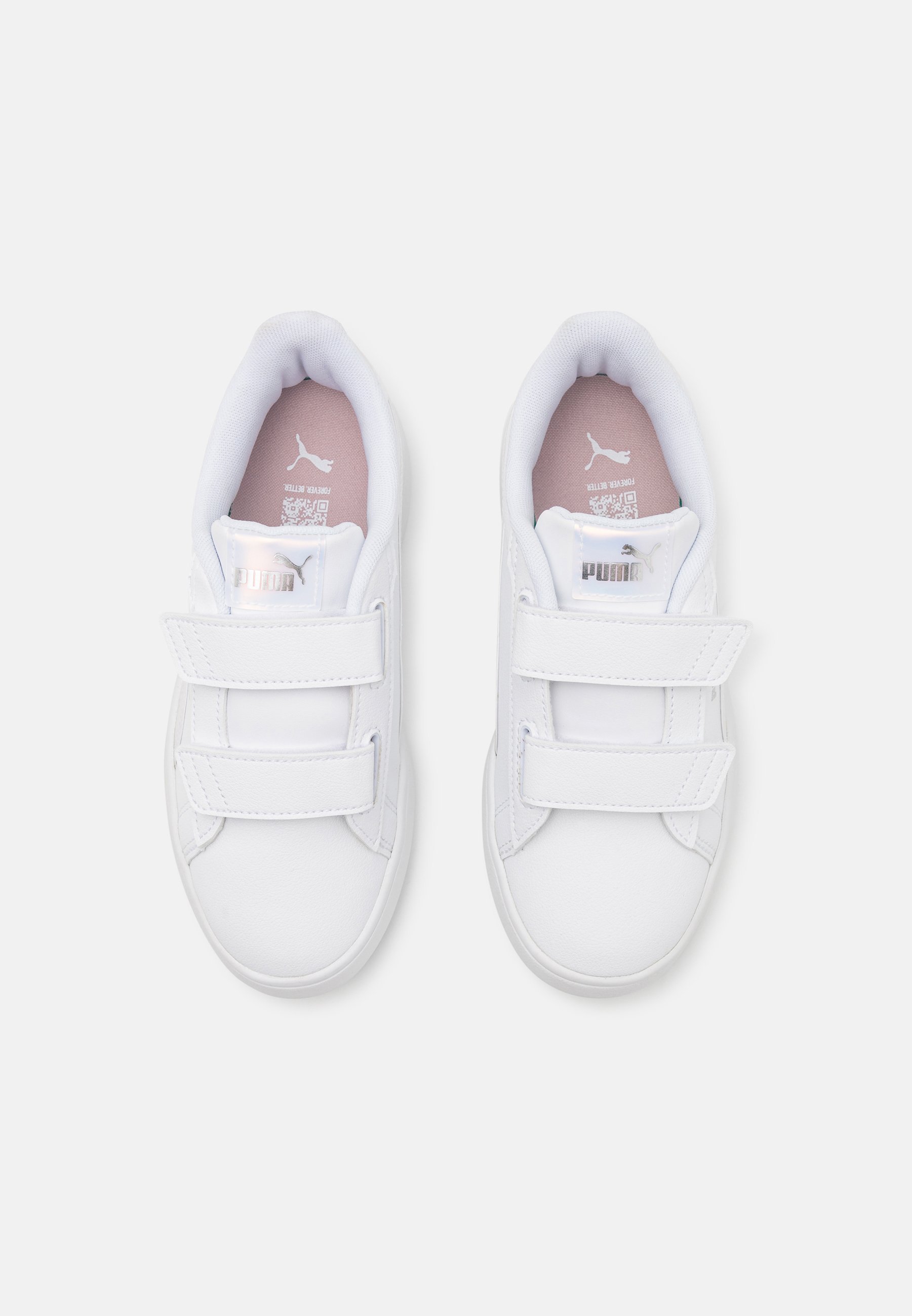 Puma SMASH 3.0 HOLO 2.0 UNISEX - Sneakers - wit/mauve mist/zilver
