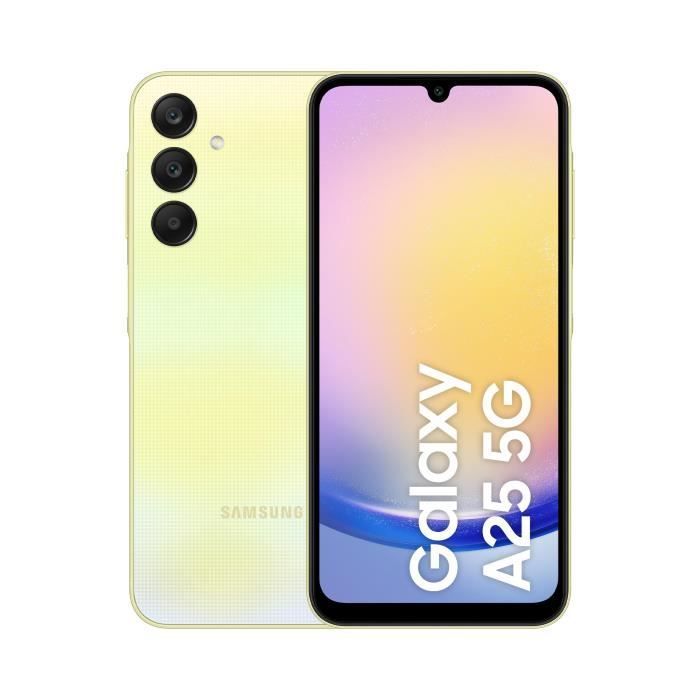 Smartphone Samsung Galaxy A25 de 128 GB, 5G, color lima