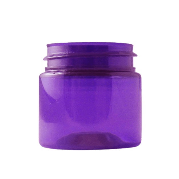 MALÁ 50ml recyklovaná PET fialová lahvička - bez víčka