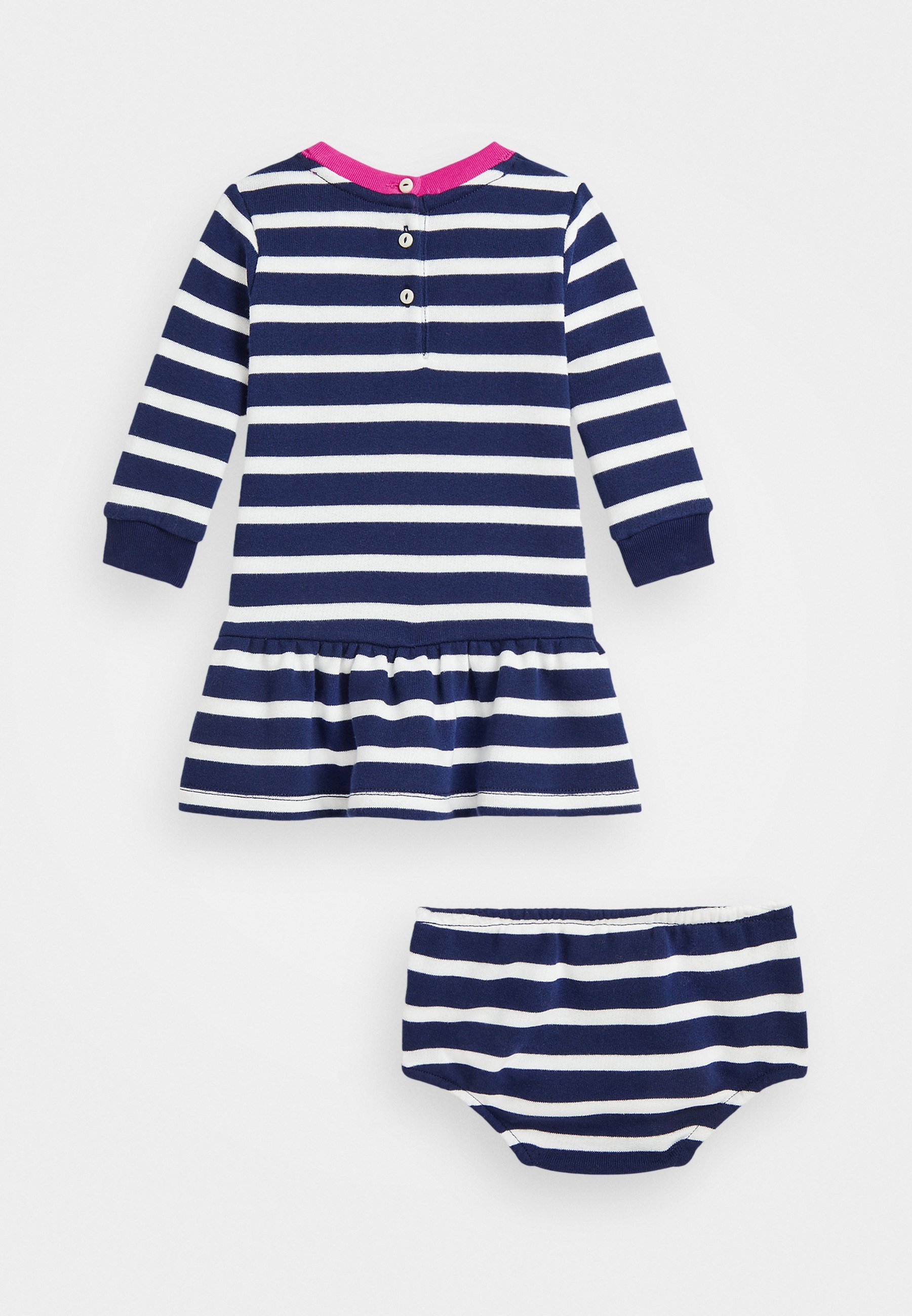 Polo Ralph Lauren BABY BÄR TAGESKLEID - Tageskleid - Newport Navy/Papierweiß gestreift