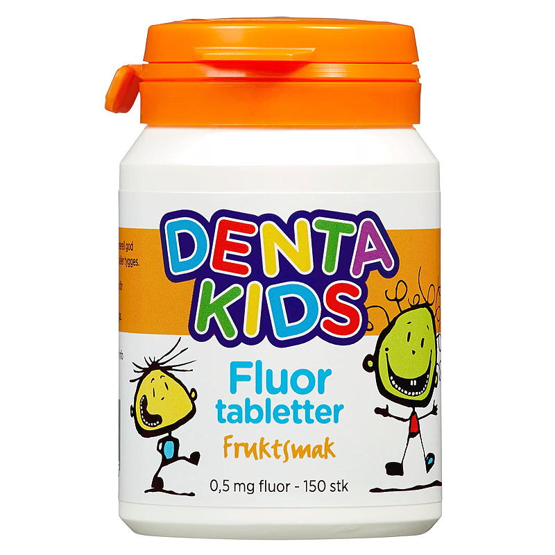 Fluortabletter Dentakids 150 st.