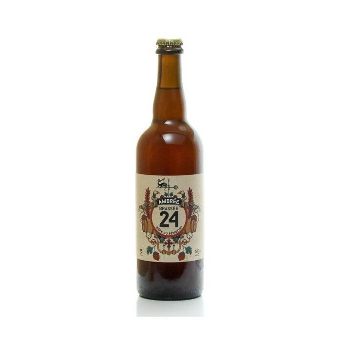 Birra ambrata 24 ore su 24, birrificio artigianale Sarlat, 75cl