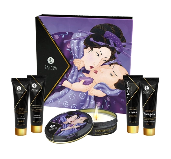 Shunga Geisha’s Secret zestaw kosmetyków do masażu erotycznego