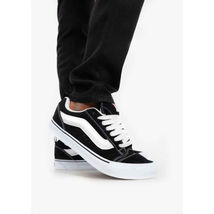 Scarpe unisex Vans Knu Skool nere - VN0009QC6BT - Lacci - Tessuto