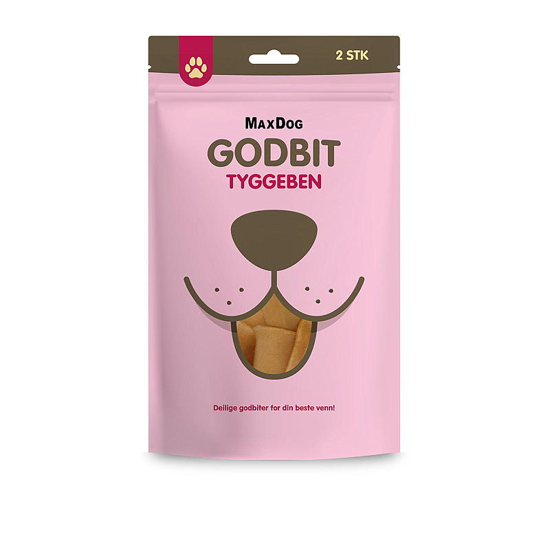 MaxDog Kauknochen, 2er-Pack, 140 g