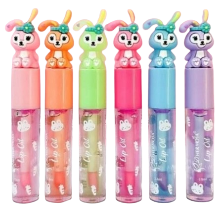 Bunny lūpų blizgis Lūpų blizgiai ir lūpų blizgiai