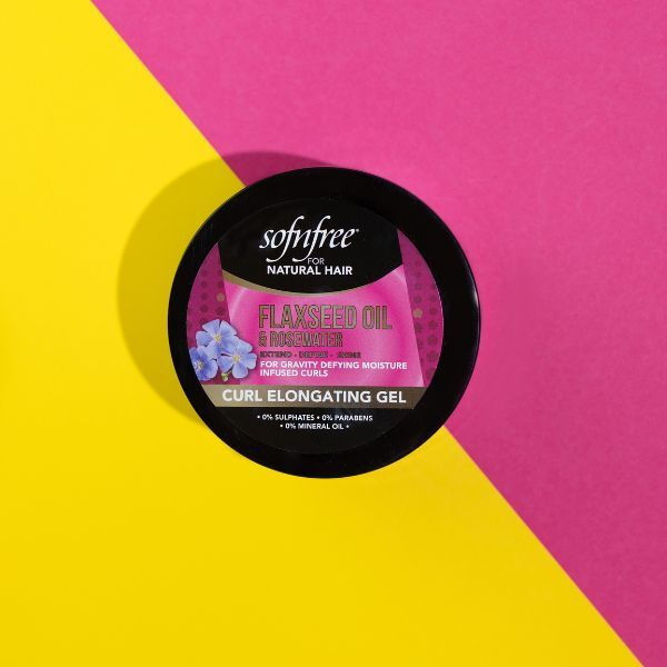 Gel Alongador de Cachos SNF Naturals com Óleo de Linhaça e Água de Rosas