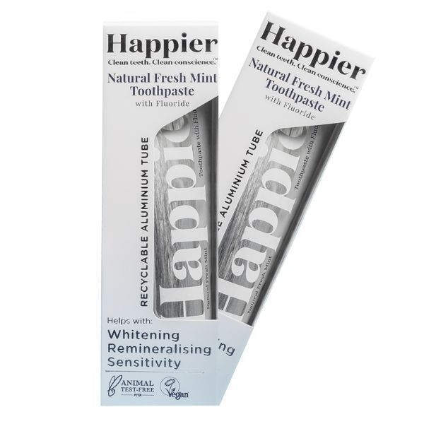 Happier Beauty Remineralisierende Zahnpasta 75ml (2 Packungen)
