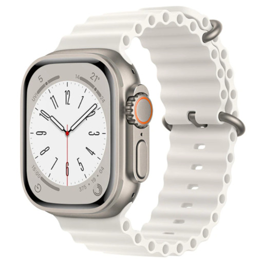 Pulseira de silicone compatível com Apple Watch 42/44/45/49mm Smartek Smtk-ocean