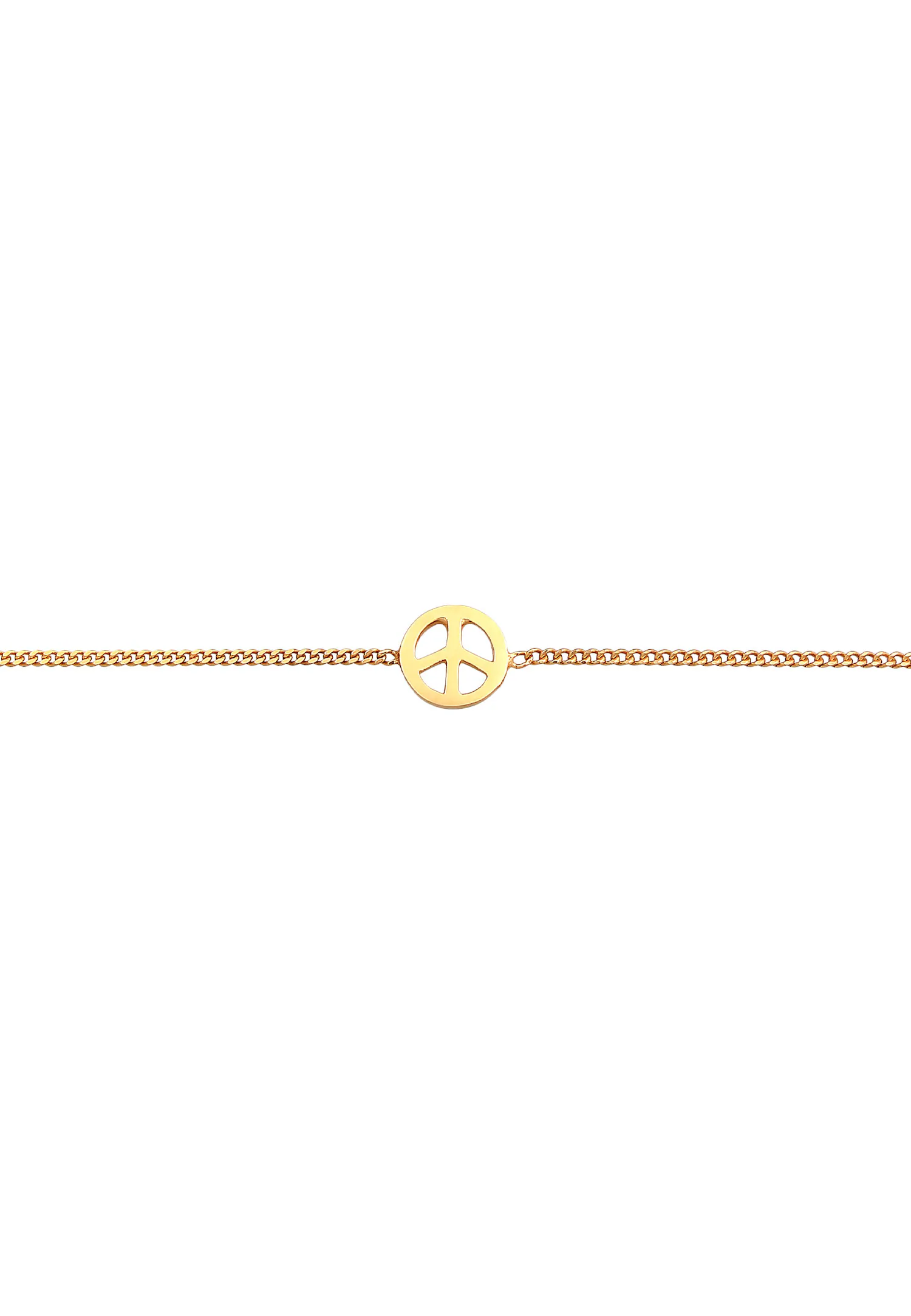 Elli Femmes Choker Paix Symbol Basique en argent sterling 925