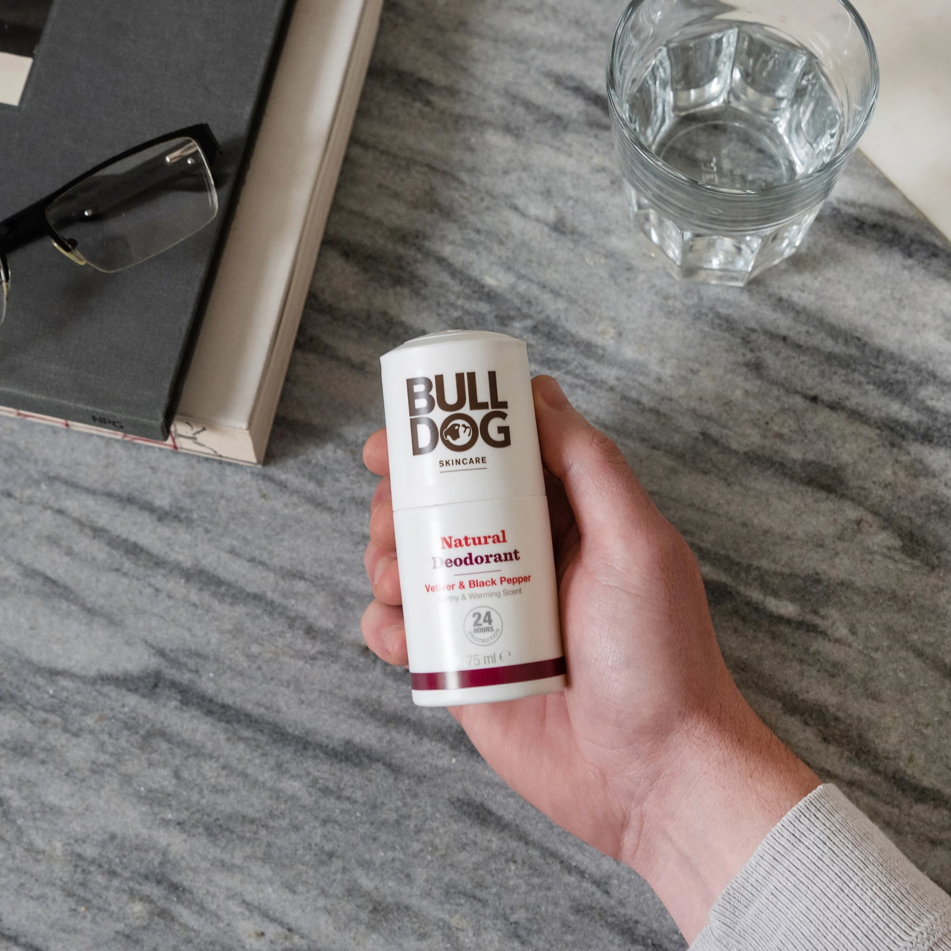 Deodorant cu Vetiver și Piper Negru - Bulldog