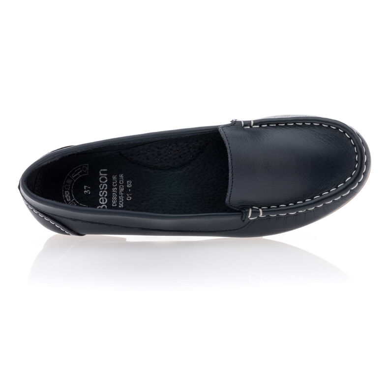 Blaue Damen-Loafer/Bootsschuhe