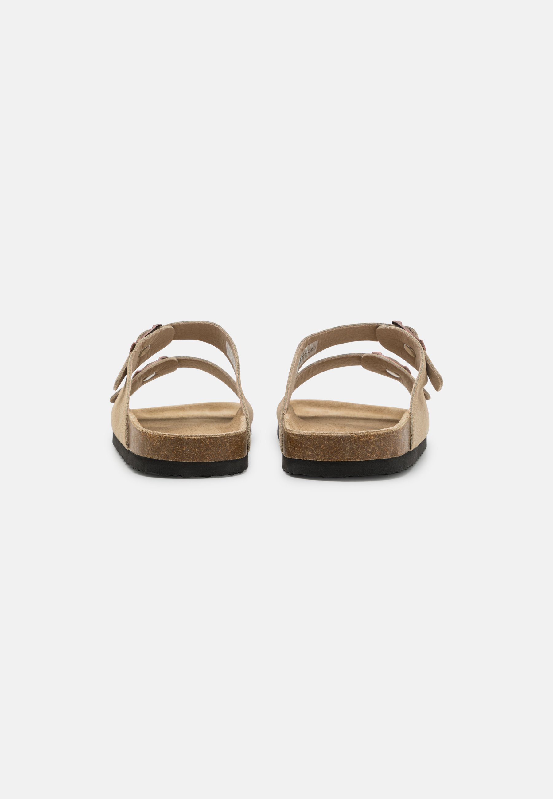 Pier One Leder-Hausschuhe Unisex - Beige