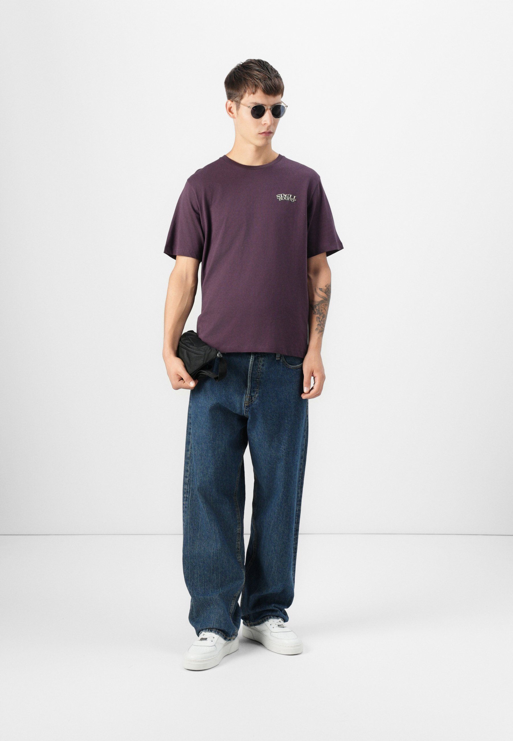 Jack & Jones JJIALEX JJORIGINAL - Jean baggy - denim bleu