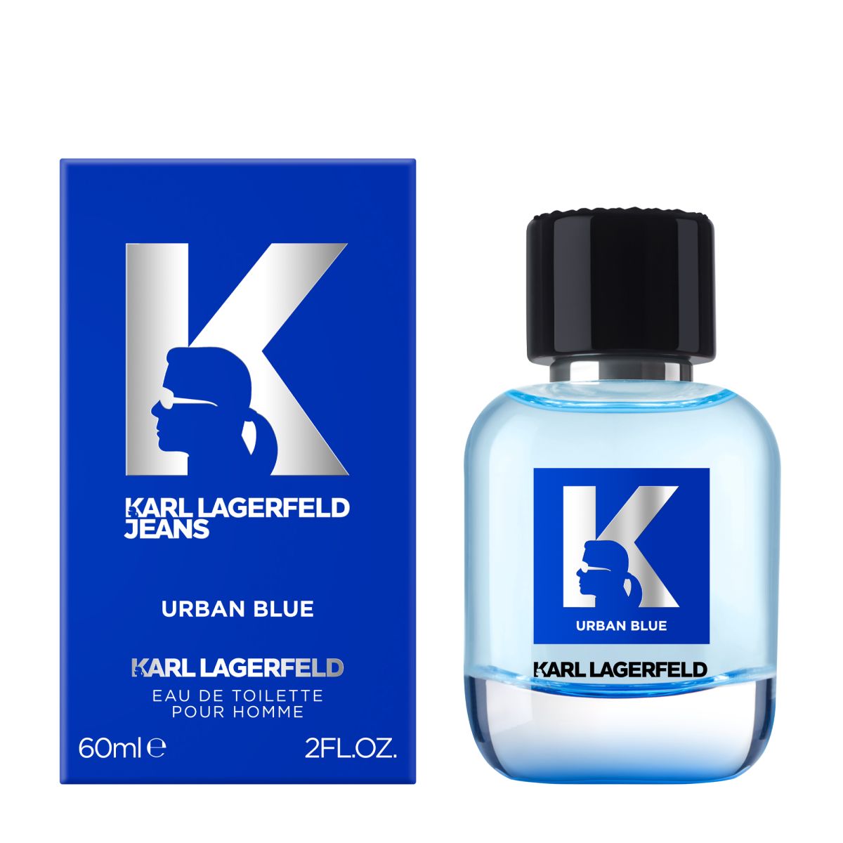 Karl Lagerfeld kavbojke urbano modre barve
