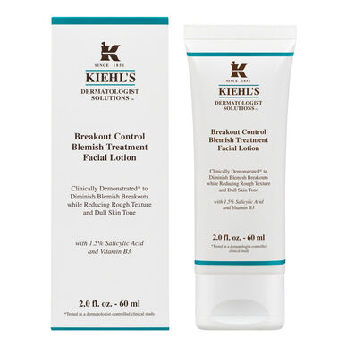 Kiehl's Breakout Control Acne Treatment Facial Lotion Anti-Blemish Cream for fet hud 60 ml 60 ml
