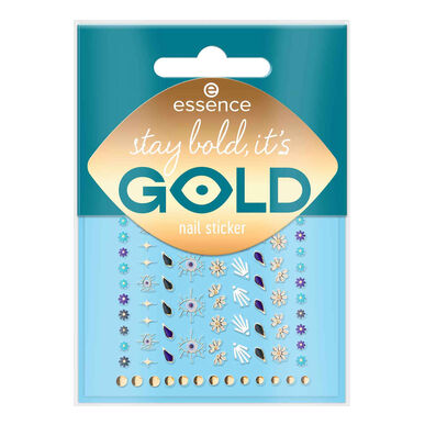 Pegatinas para uñas Essence Stay Bold Gold 88 unidades 88 unidades