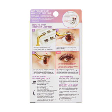 Kiss Impress Press-On Falsies Eleganta Naturliga Limfria Lösögonfransar 12 st 12 st