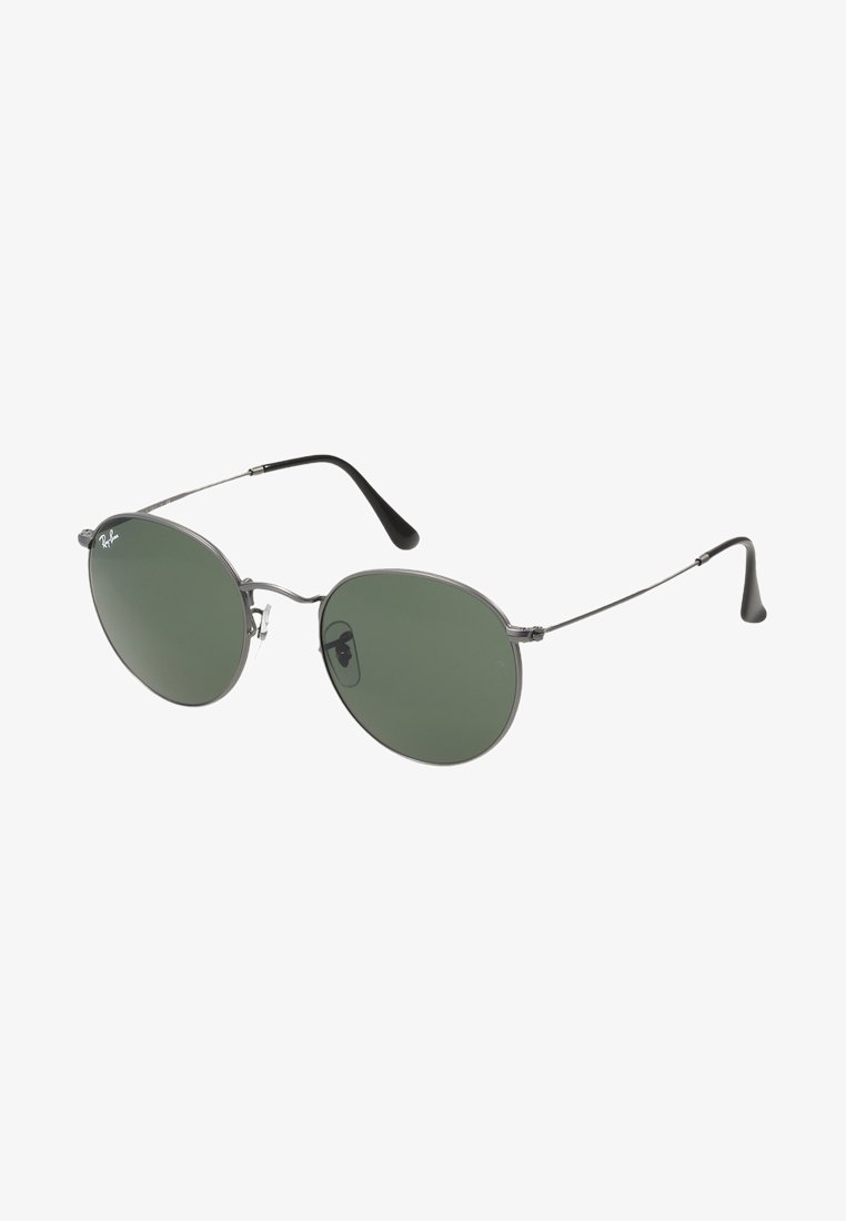 Ray-Ban ROUND UNISEX - Zonnebril - gunmetal/kristalgroen