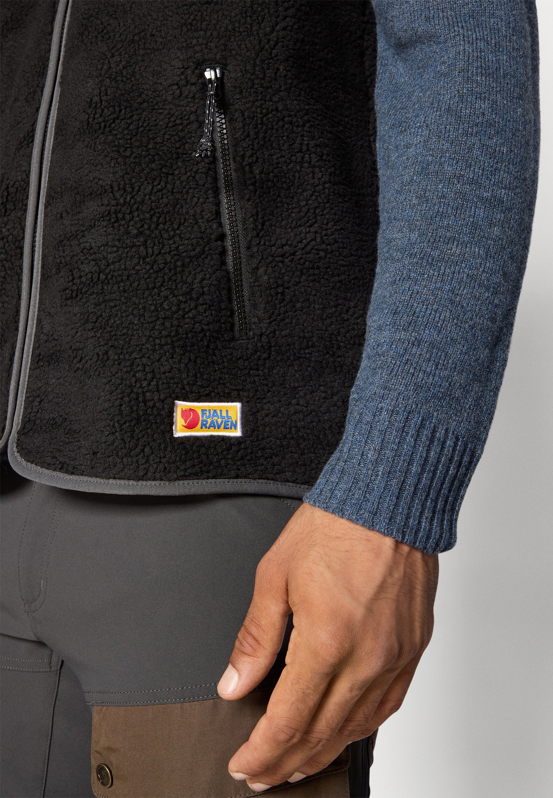 Fjällräven VARDAG VEST - Gilet - zwart/donkergrijs